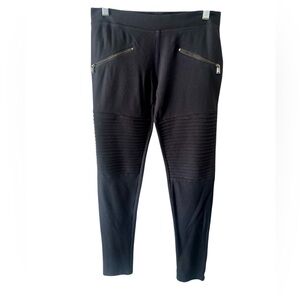 Express Black Moto Leggings Size 8